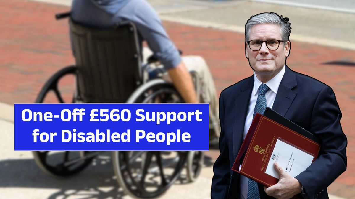 One-Off £560 Support for Disabled People